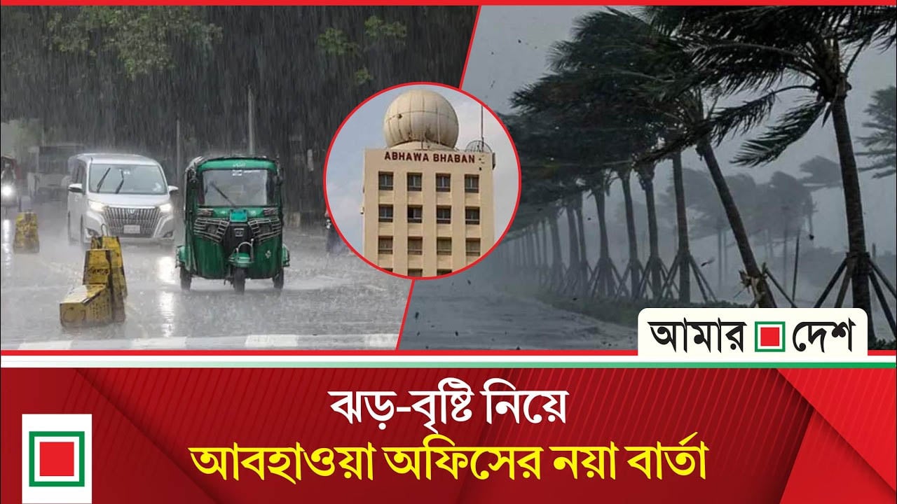 যেসব এলাকায় ভারী বর্ষণ হতে পারে জানা গেল পূর্বাভাস