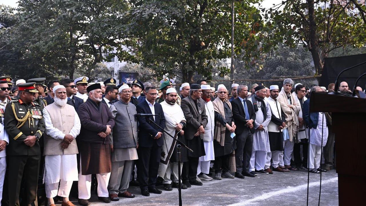 খালেদা জিয়ার জানাজায় ছিলেন জামায়াতের যেসব নেতা