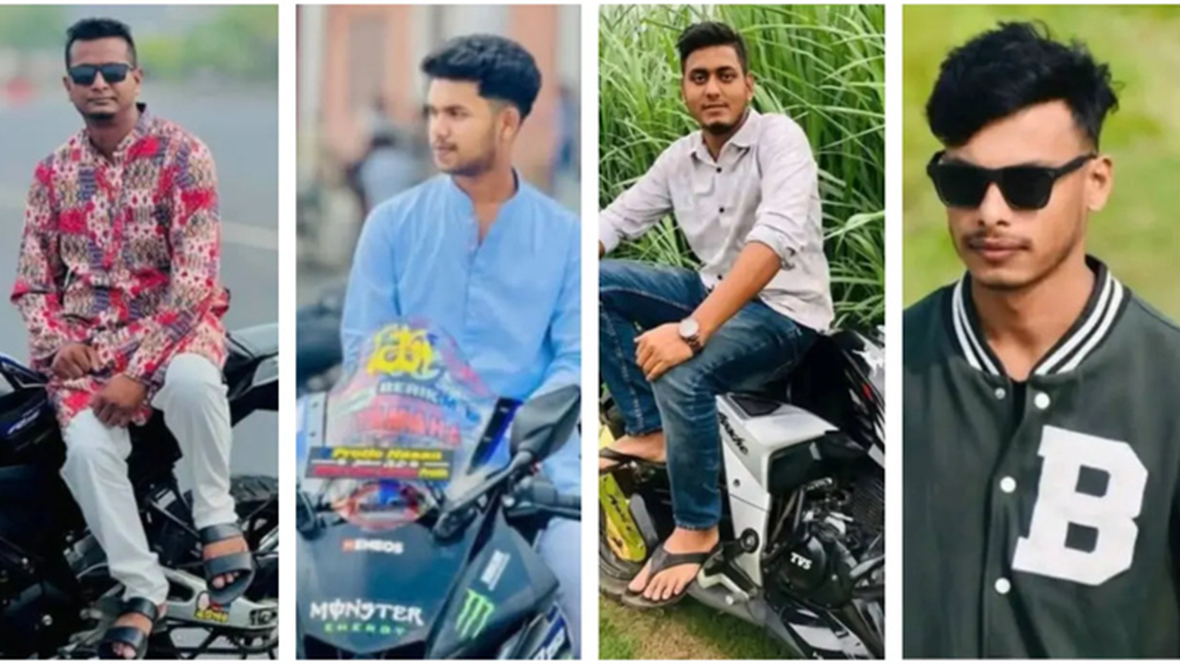 মাদারীপুরে তিন মোটরসাইকেলের মুখোমুখি সংঘর্ষে ৪ জন নিহত