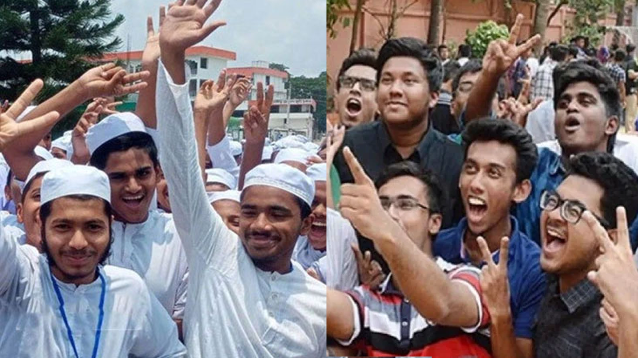 মাদ্রাসা বোর্ডে পাস ৫৫.৪৯ শতাংশ, কারিগরিতে ৫৮.২০