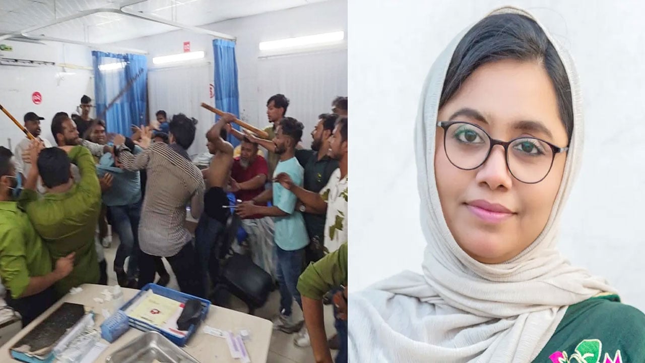 ‘২৪-এর জুলাইয়ে ঠিক এভাবে ন্যাশনাল মেডিকেলে ঢুকে ছাত্রলীগ হামলা করেছিল’
