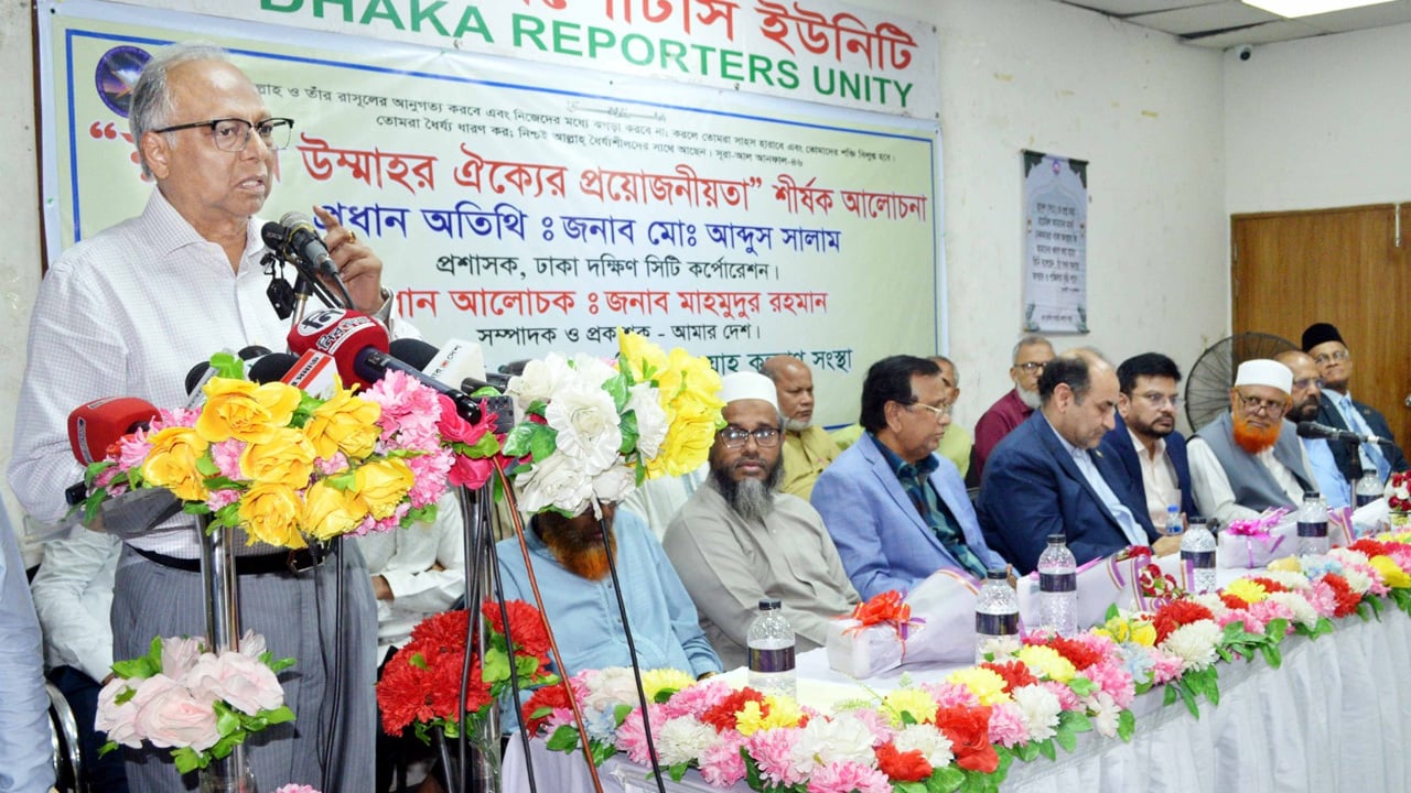 ওআইসি পুনর্গঠন ছাড়া মুসলিম বিশ্ব ঐক্যবদ্ধ হতে পারবে না