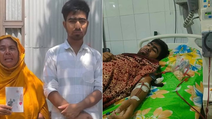 সন্তান বাঁচাতে কিডনি দিবেন মা