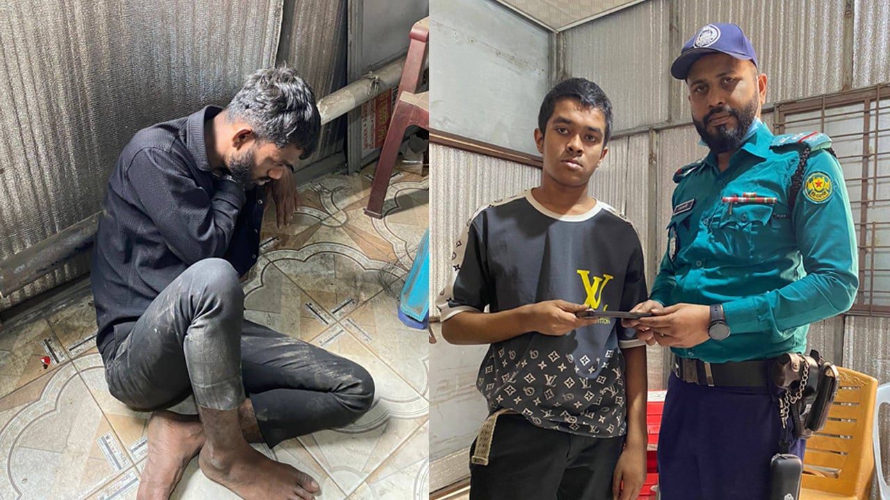 সার্জেন্ট মেহেদীর বিচক্ষণতায় গ্রেপ্তার ছিনতাইকারী, উদ্ধার মোবাইল ফোন