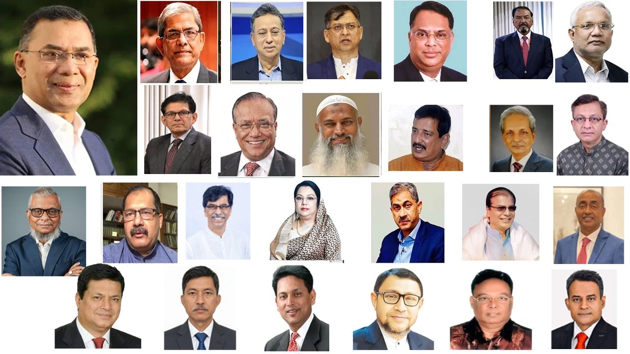 কে কোন মন্ত্রণালয় পেলেন