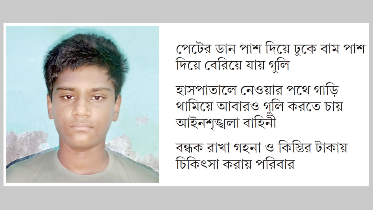 গুলিবিদ্ধ মিরাজের ভবিষ্যৎ নিয়ে দুশ্চিন্তায় পরিবার