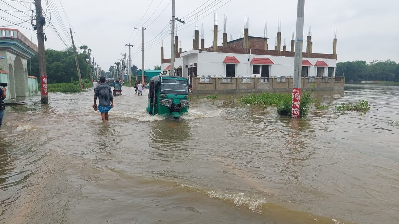 মৌলভীবাজারে চার নদীর পানি বৃদ্ধি