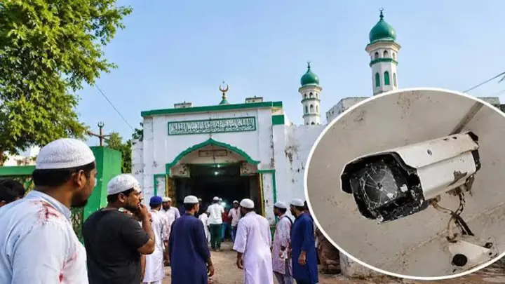 মুসল্লিদের ওপর হামলার ঘটনা ধামাচাপা দিতে মসজিদের সিসিটিভি ক্যামেরা ভাঙচুর