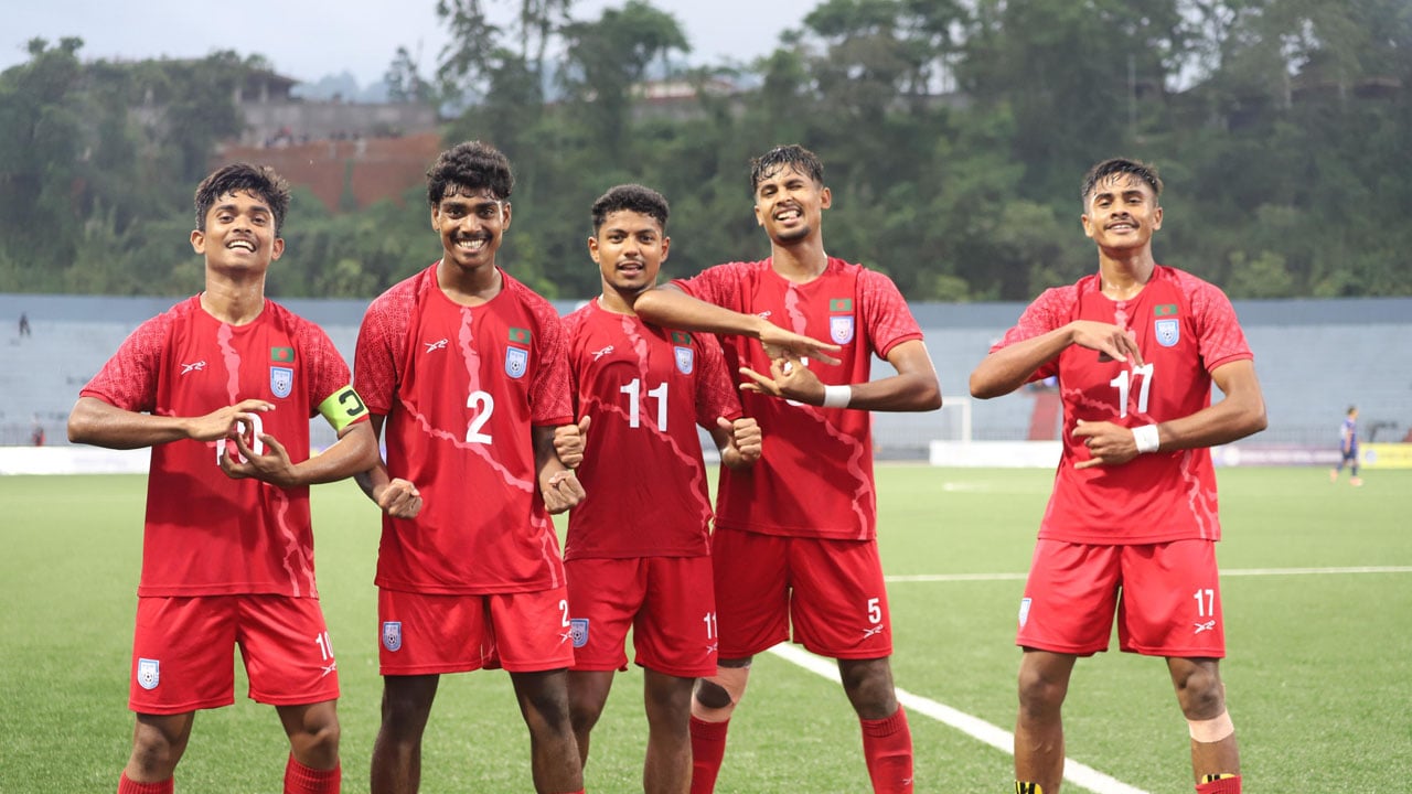 নেপালকে হারিয়ে যুব সাফের ফাইনালে বাংলাদেশ