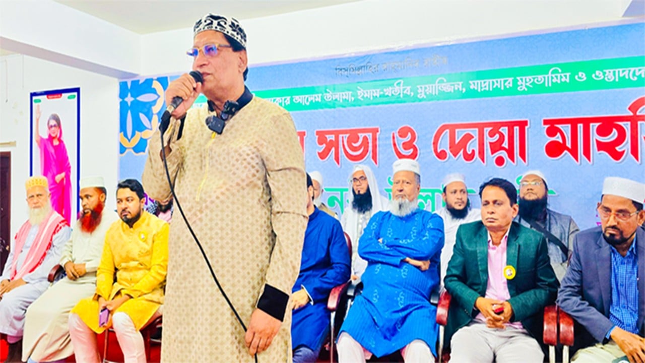 দোয়া মাহফিল দিয়ে নবী উল্লাহ নবীর ধানের শীষের প্রচার শুরু