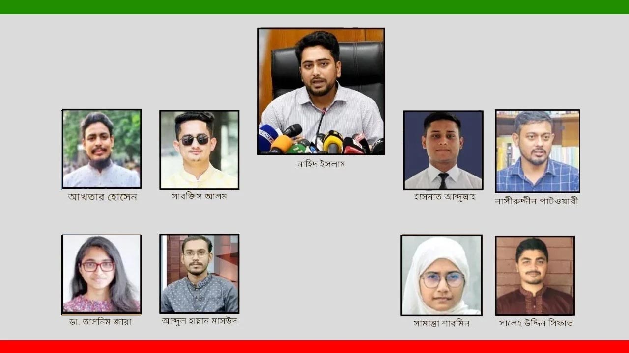 জাতীয় নাগরিক পার্টির ১৫১ সদস্যে রয়েছেন যারা