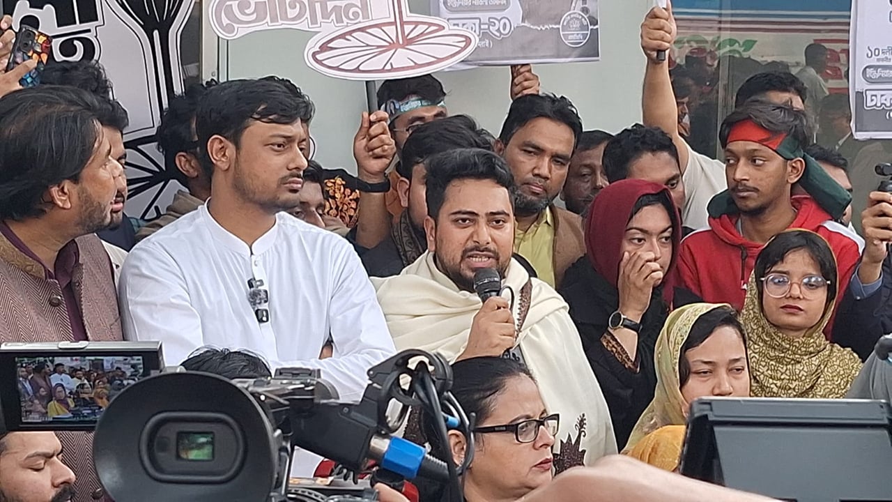 ঢাকা-৮ আসনে চাঁদাবাজি নির্মূলই নাসীরুদ্দীনের প্রথম এজেন্ডা