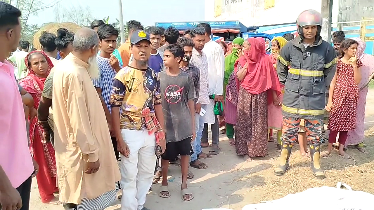 বাড়ি ফেরা হলো না স্বামী-স্ত্রীর, ট্রাক কেড়ে নিলো প্রাণ