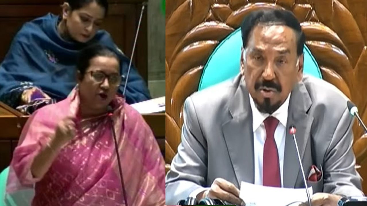 ২ মিনিটে শেষ করেন, বাকি কথা টকশোতে বলবেন: নিলুফার চৌধুরী মনিকে স্পিকার