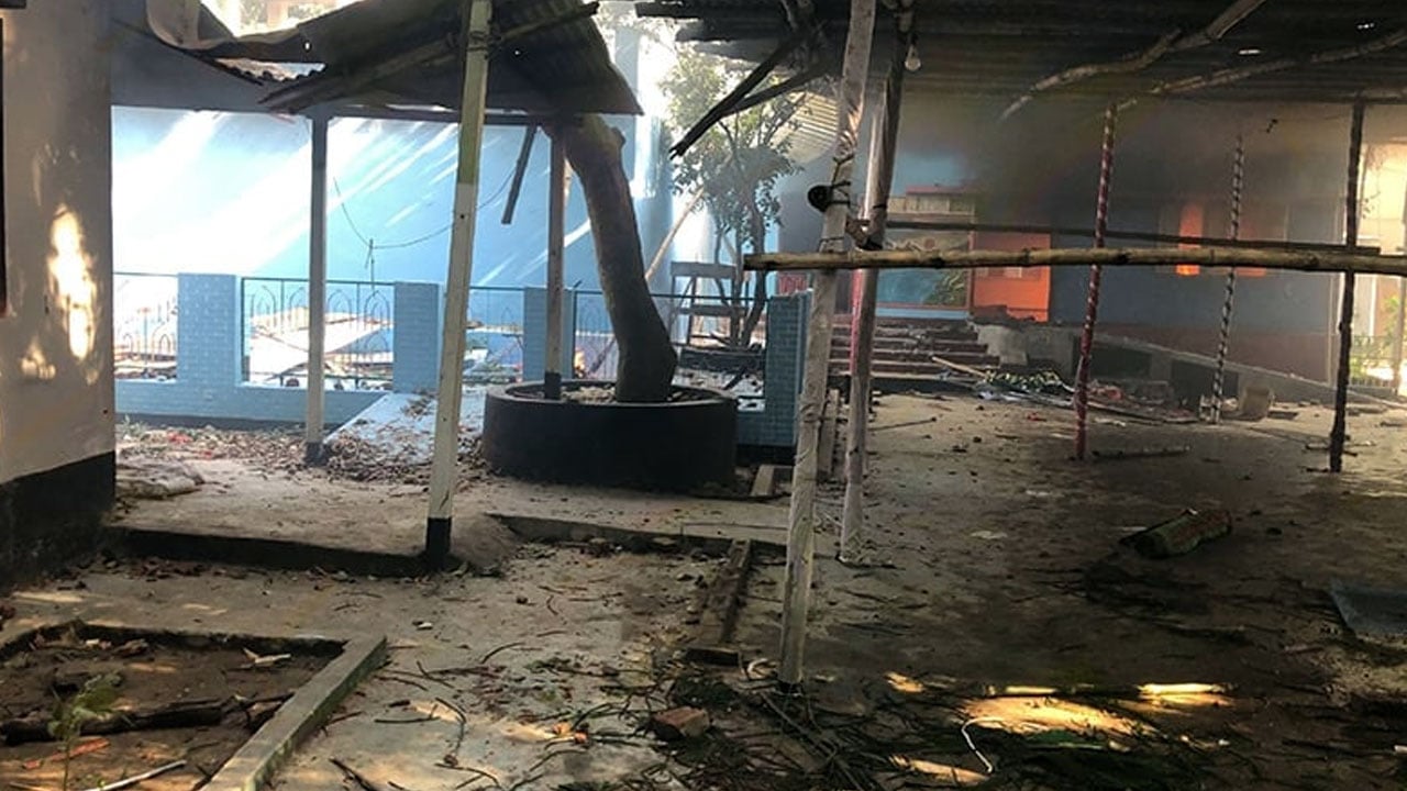 নুরাল পাগলার লাশ পোড়ানোর ঘটনায় মসজিদের ইমামসহ গ্রেপ্তার ১৮