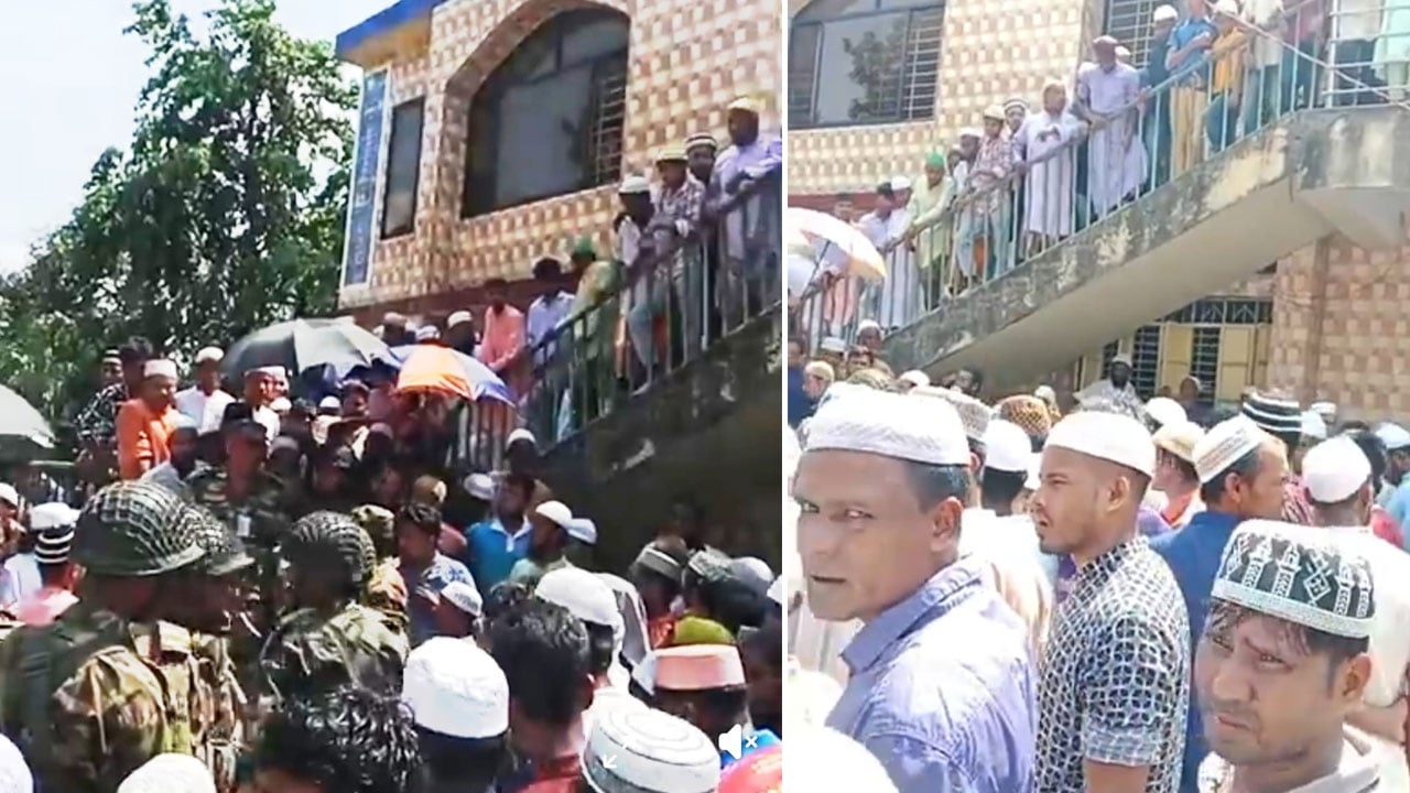 মসজিদ দখল করতে গিয়ে ধাওয়া খেলেন ওলামা লীগ নেতা