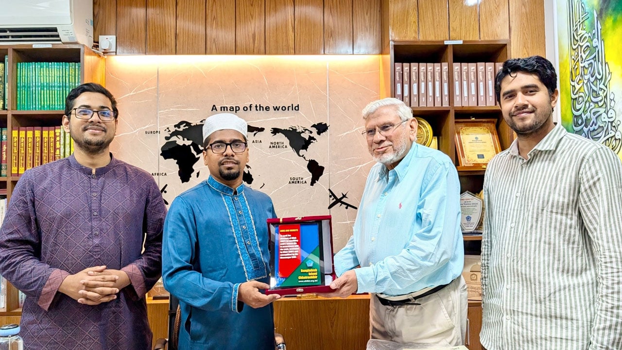শিবির সভাপতির সঙ্গে পাকিস্তান জামায়াত নেতার সাক্ষাৎ
