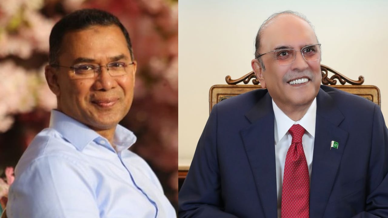 তারেক রহমানকে অভিনন্দন জানালেন পাকিস্তানের প্রেসিডেন্ট