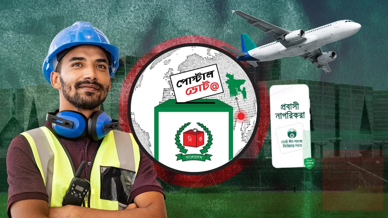 পোস্টাল ব্যালটে ভোট দিতে ৫ লাখ ৫৭ হাজার প্রবাসীর নিবন্ধন