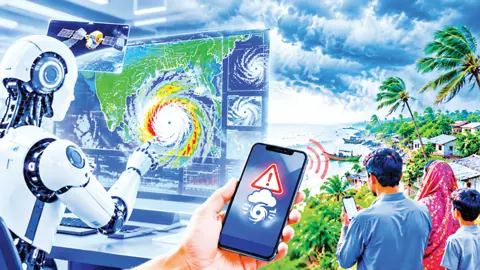 ঝড় আসার আগেই সতর্ক করবে এআই
