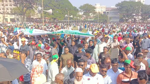 প্রধানমন্ত্রীর জনসভার আগেই কানায় কানায় পূর্ণ রাজশাহীর মাদ্রাসা মাঠ