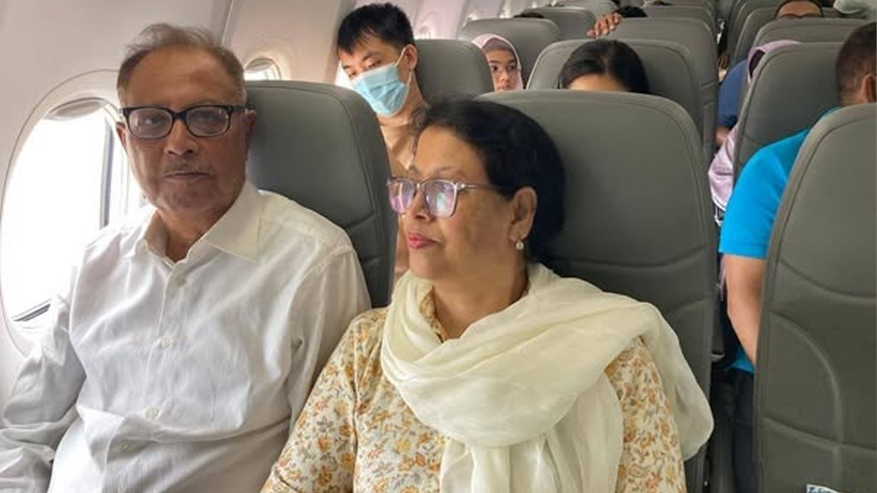 চিকিৎসার জন্য ব্যাংকক গেলেন আ স ম রব