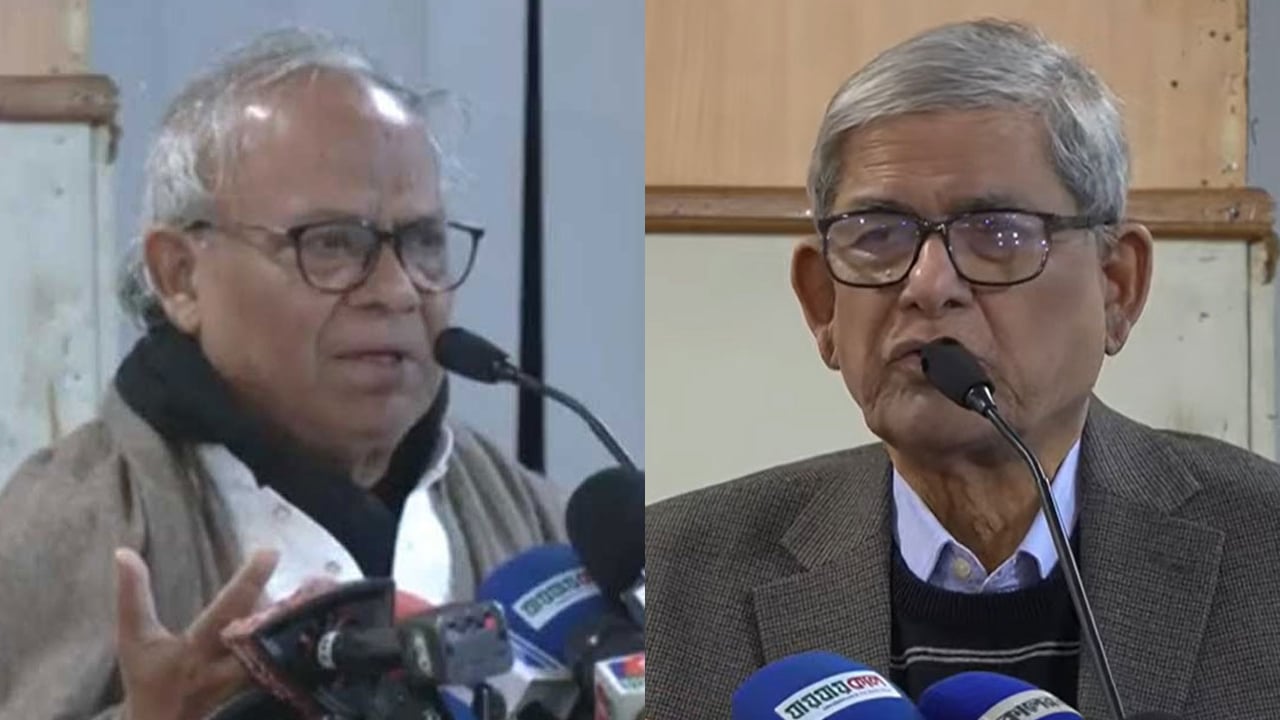 অঝোরে কাঁদলেন ফখরুল ও রিজভী