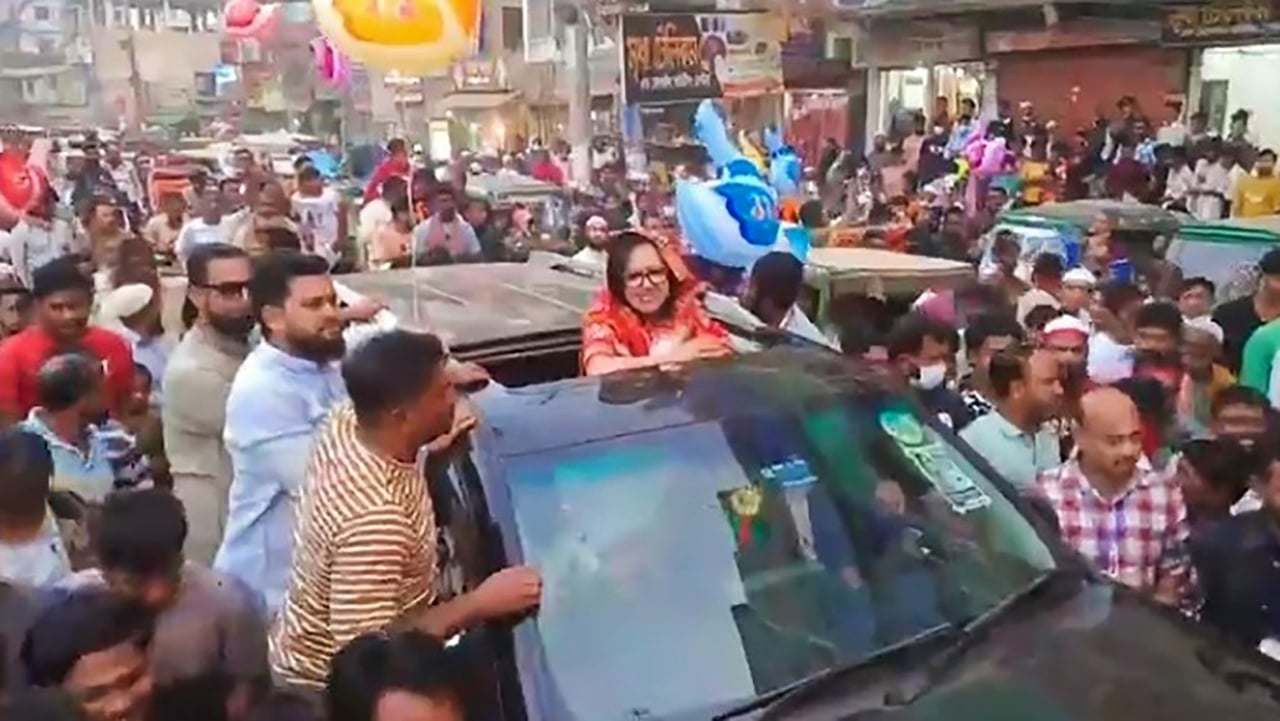 রুমিন ফারহানার গণমিছিলে জনস্রোত