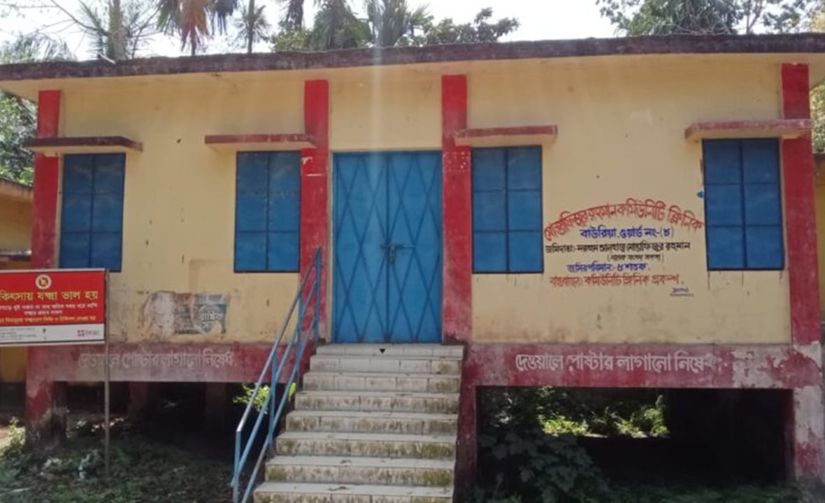 সন্দ্বীপে কমিউনিটি ক্লিনিক বন্ধ থাকায় সেবা বঞ্চিত ২০ হাজার মানুষ