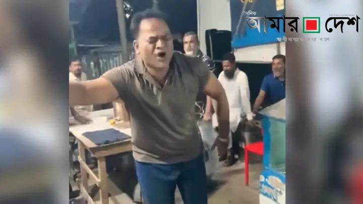 নারায়ণগঞ্জে প্রকাশ্যে পুলিশের মাতলামি