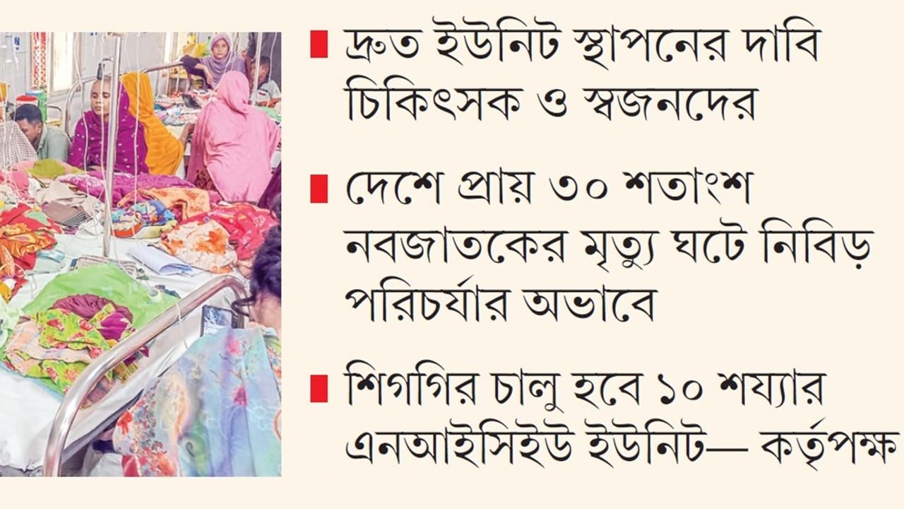রামেকে নেই এনআইসিইউ, ঝুঁকিতে নবজাতকের জীবন