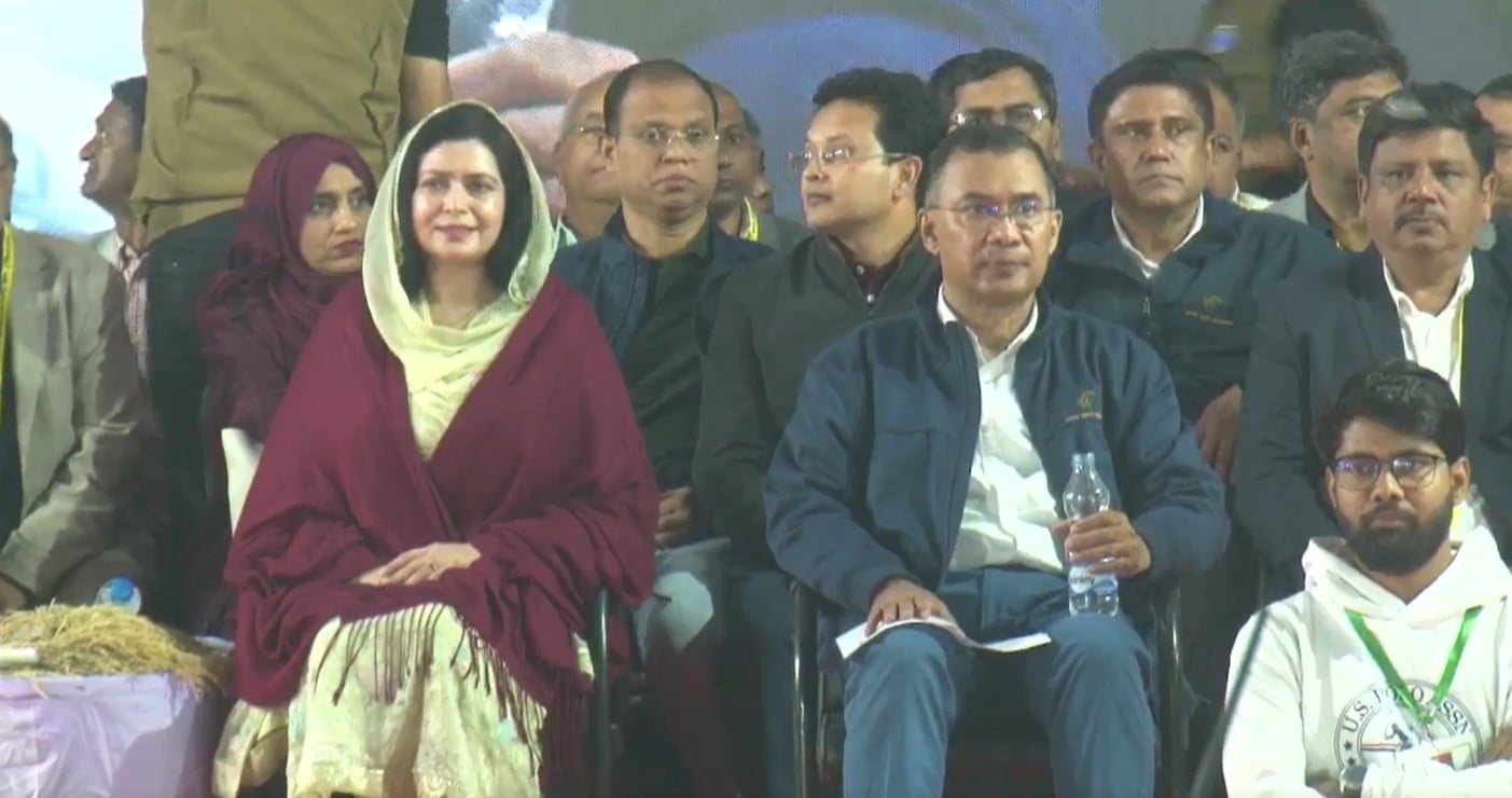 গাজীপুরের জনসভায় তারেক রহমান