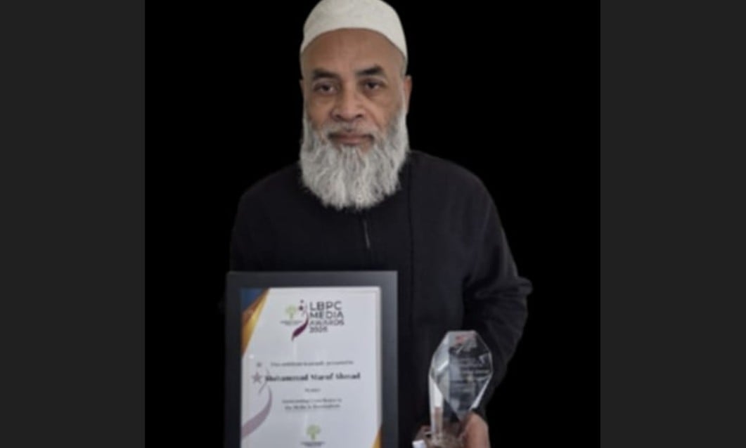 মিডিয়া অ্যাওয়ার্ড পেলেন বাংলা ভয়েস সম্পাদক মারুফ