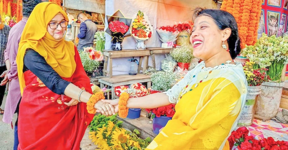 নানা আয়োজনে ঢাবিতে পহেলা ফাল্গুন ও ভালোবাসা দিবস উদযাপিত