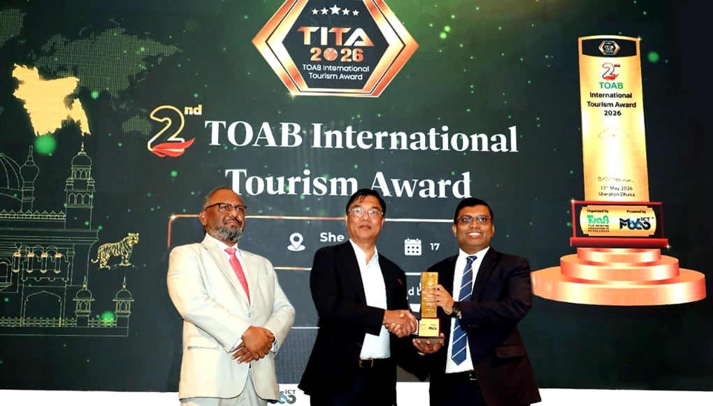 ক্রিকেট ট্যুরিজমে অবদানের স্বীকৃতি ‘ট্যুরিজম লিডারশিপ এক্সিলেন্স অ্যাওয়ার্ড’ পেলেন শাখাওয়াত হোসেন