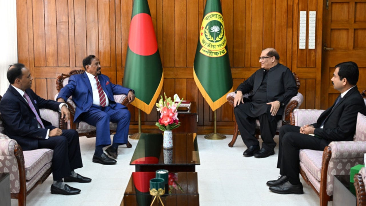 স্পিকারের সঙ্গে পাকিস্তানের হাইকমিশনারের সাক্ষাৎ