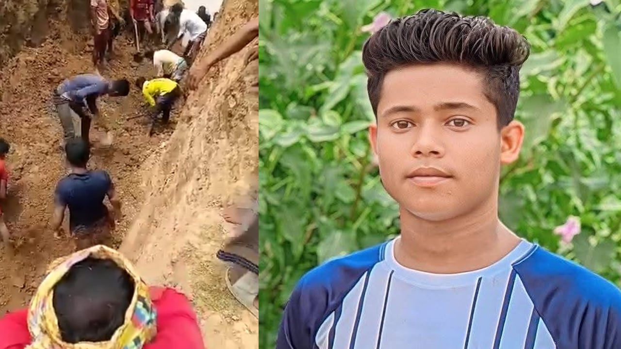 ফসল রক্ষা বাঁধ কাটতে গিয়ে মাটিচাপায় যুবকের মৃত্যু