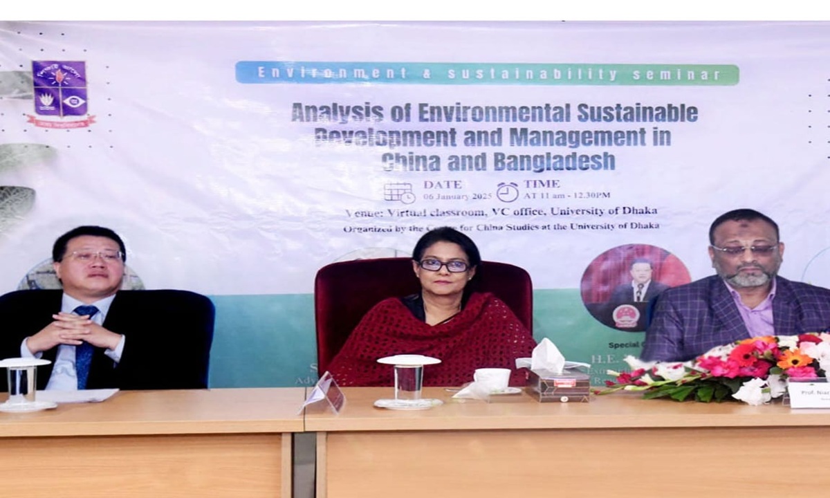 বায়ুদূষণ নিয়ন্ত্রণে চীনের সহযোগিতা চাইলেন পরিবেশ উপদেষ্টা