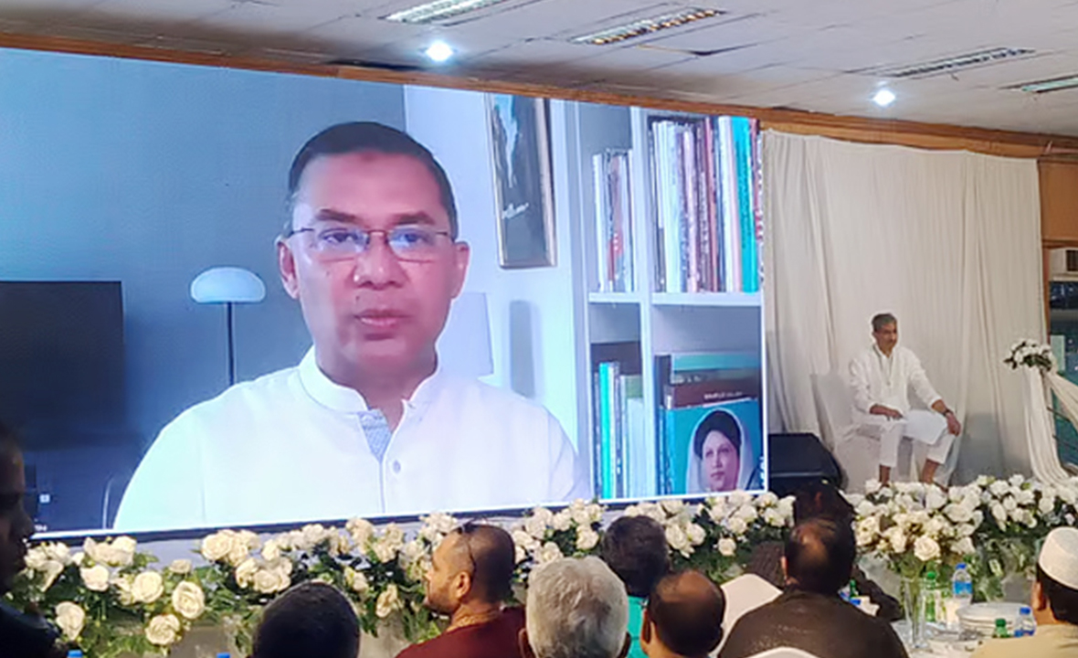 সেনাবাহিনীকে জনগণের মুখোমুখি করানোর চেষ্টা হচ্ছে: তারেক রহমান