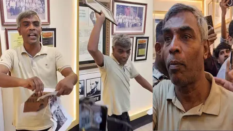 জিন্নাহর ছবি ভেঙে তৈয়ব বললেন, ‘এটা শেখ মুজিব ও ভাসানীর বাংলাদেশ’