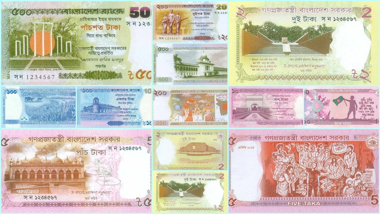 যেসব ব্যাংকে আজ থেকে পাওয়া যাবে নতুন টাকা