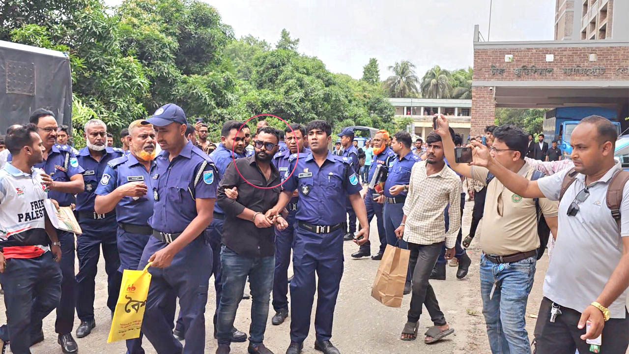 ছাত্রলীগ নেতা তানজিল পাঁচ দিনের রিমান্ডে