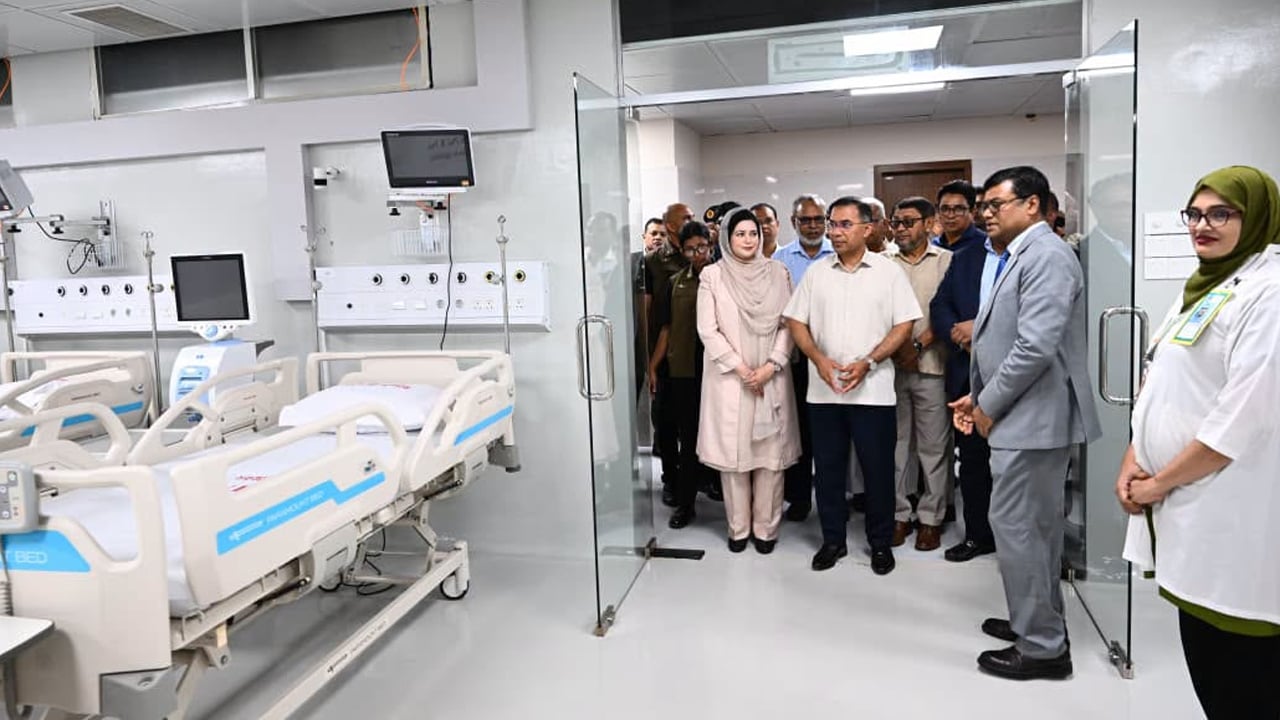 নিউরোসায়েন্সেস হাসপাতালের ৫০০ শয্যার নতুন ভবন উদ্বোধন করলেন প্রধানমন্ত্রী