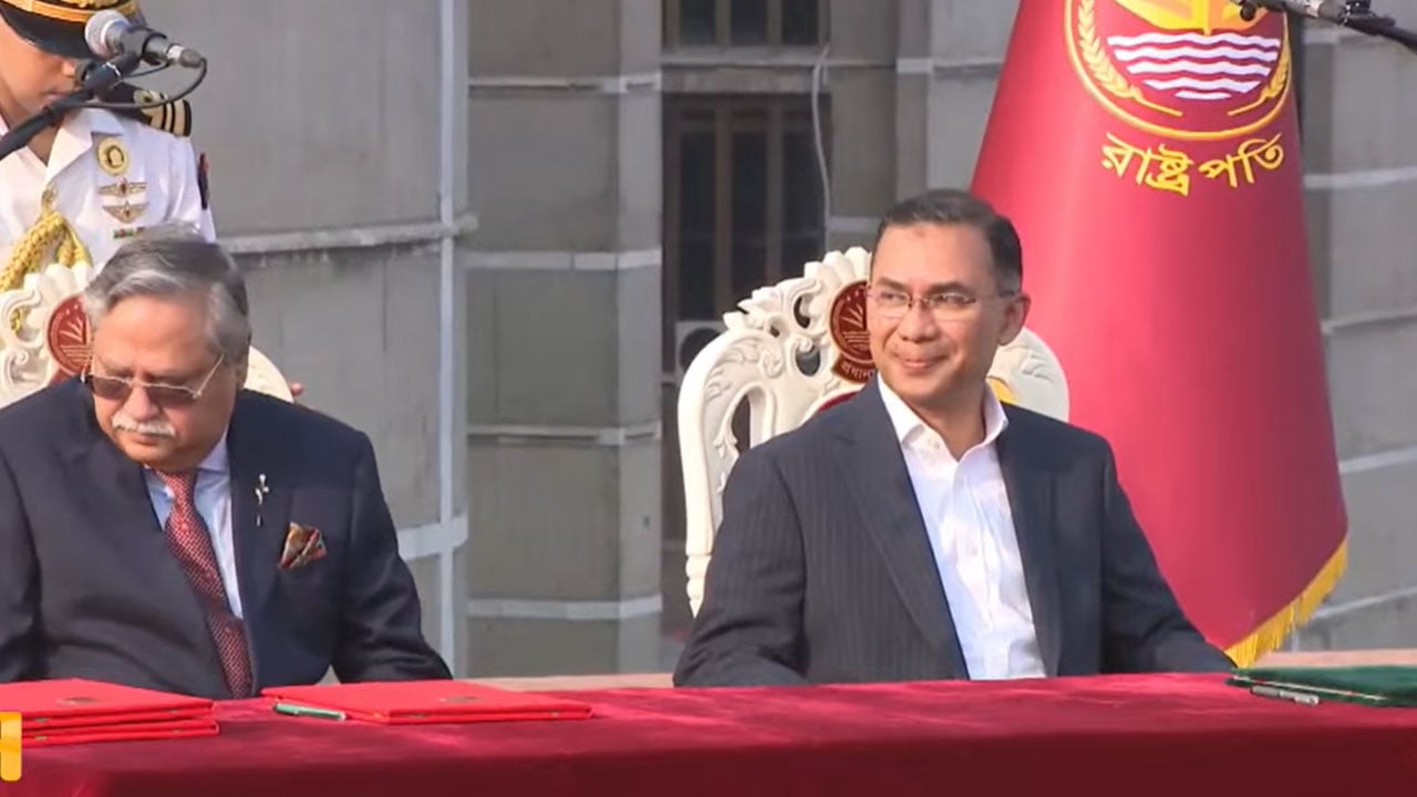 শুরু হয়েছে শপথ অনুষ্ঠান