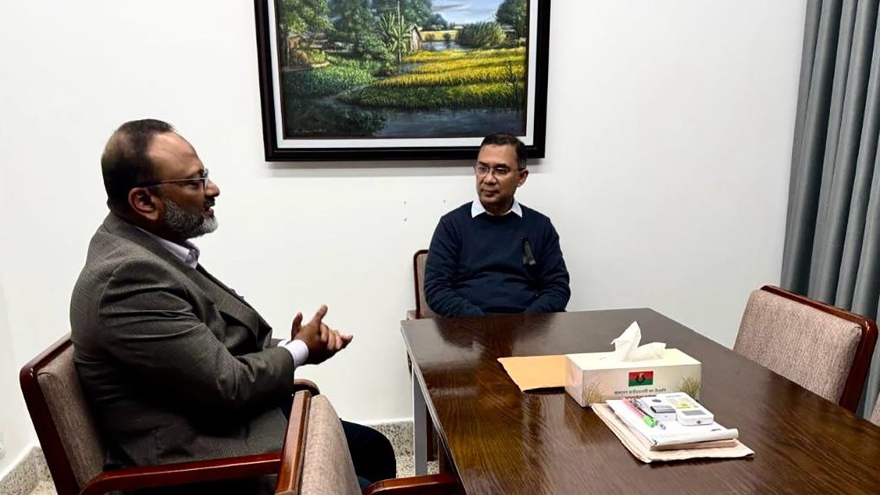তারেক রহমানের সঙ্গে ঢাবি উপাচার্যের সাক্ষাৎ