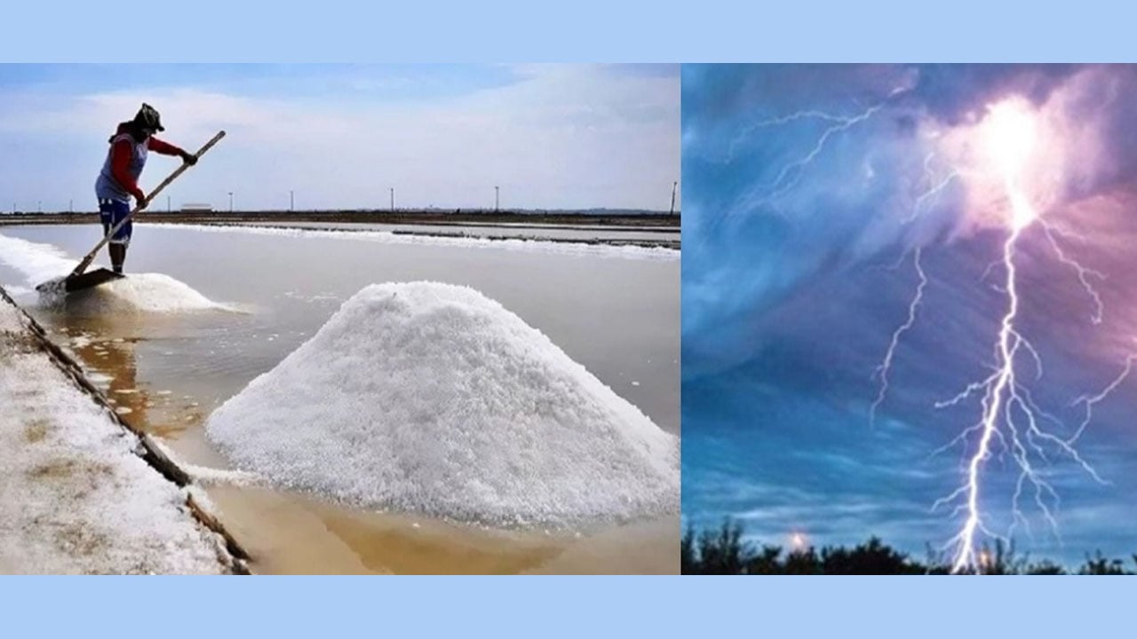 টেকনাফে বজ্রপাতে লবণ চাষি নিহত
