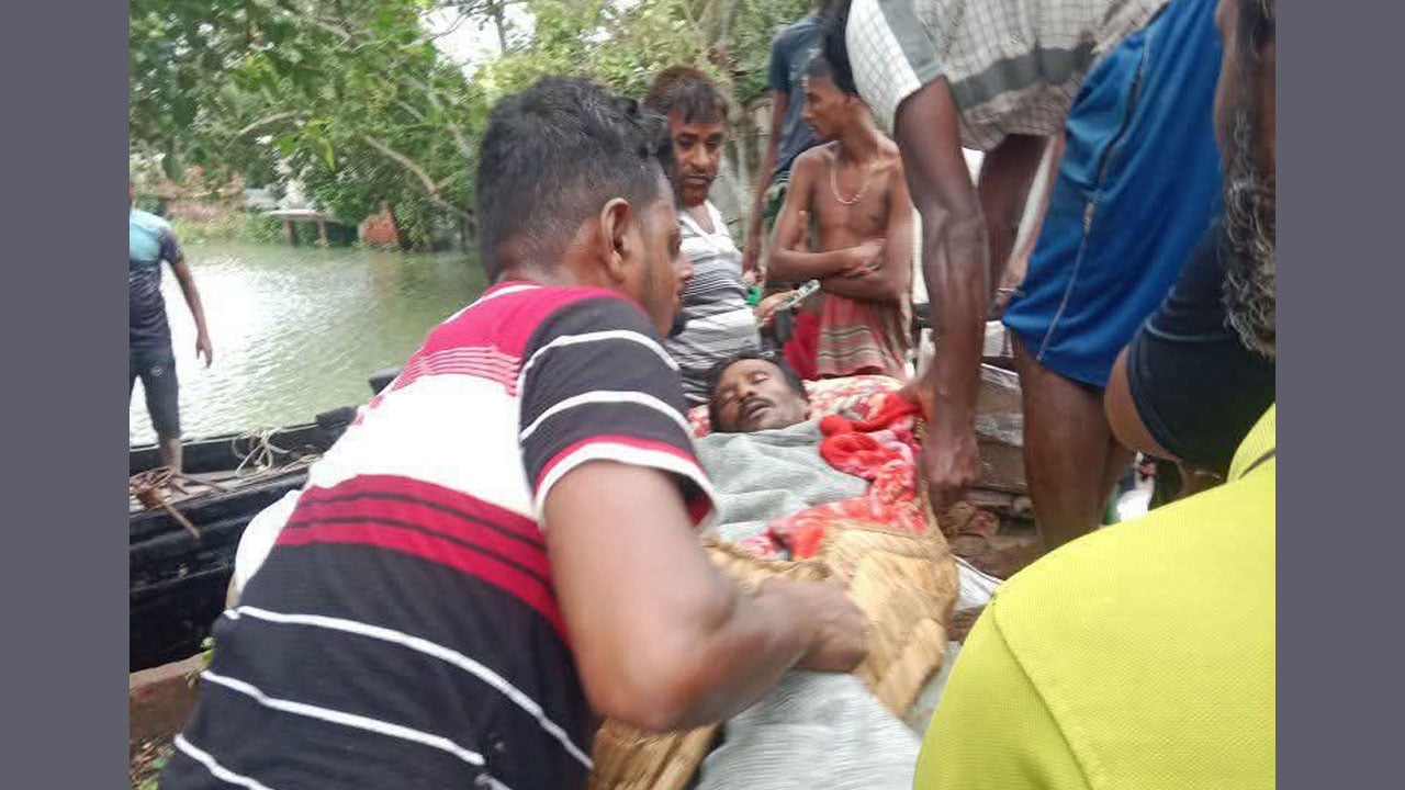 মালঞ্চ নদীতে মাছ ধরতে গিয়ে বজ্রপাতে এক জেলের মৃত্যু