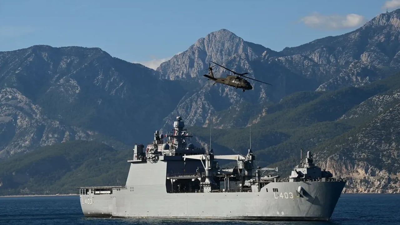 পূর্ব ভূমধ্যসাগরে তুরস্কের নৌ মহড়া