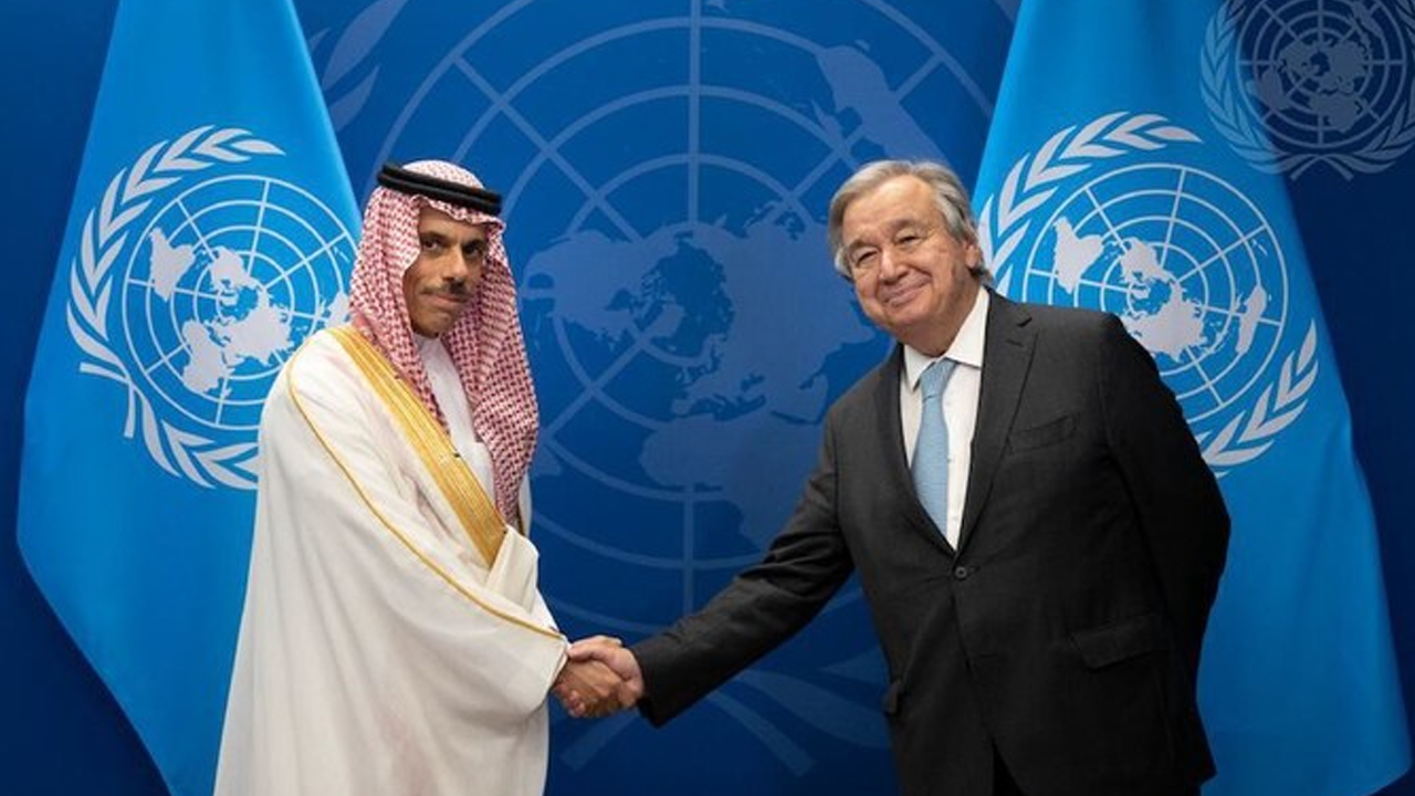সৌদি পররাষ্ট্রমন্ত্রীর সঙ্গে জাতিসংঘ মহাসচিবের আলোচনা