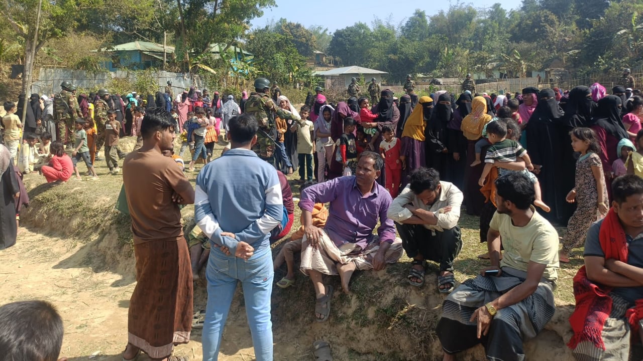 উখিয়ায় ক্যাম্পের বাইরে বসবাসরত ৮ শতাধিক রোহিঙ্গা আটক